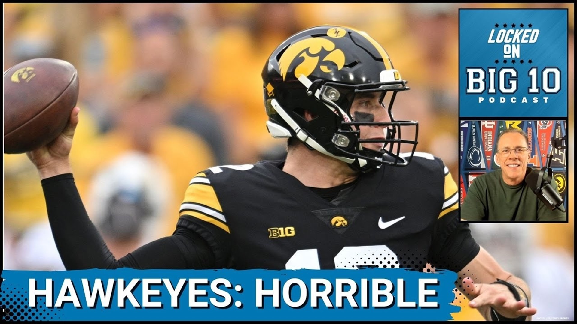 The Iowa Hawkeyes offense is still horrible despite the addition of Michigan transfers, quarterback Cade McNamara and tight end Erick All.