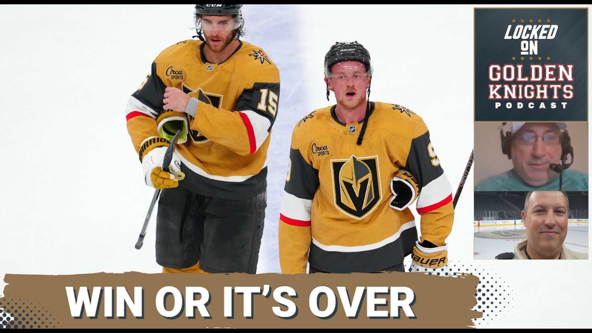 The Edmonton Oilers have the Vegas Golden Knights one game away from elimination