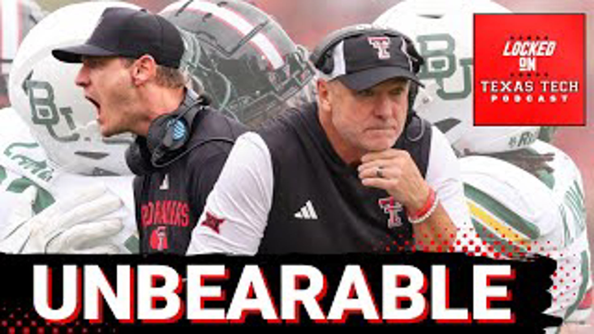 Today from Lubbock, TX, on Locked On Texas Tech:

- Typical Tech'd it again
- late arrival, early departure
- our turf hates us
- worst loss of the McGuire era?