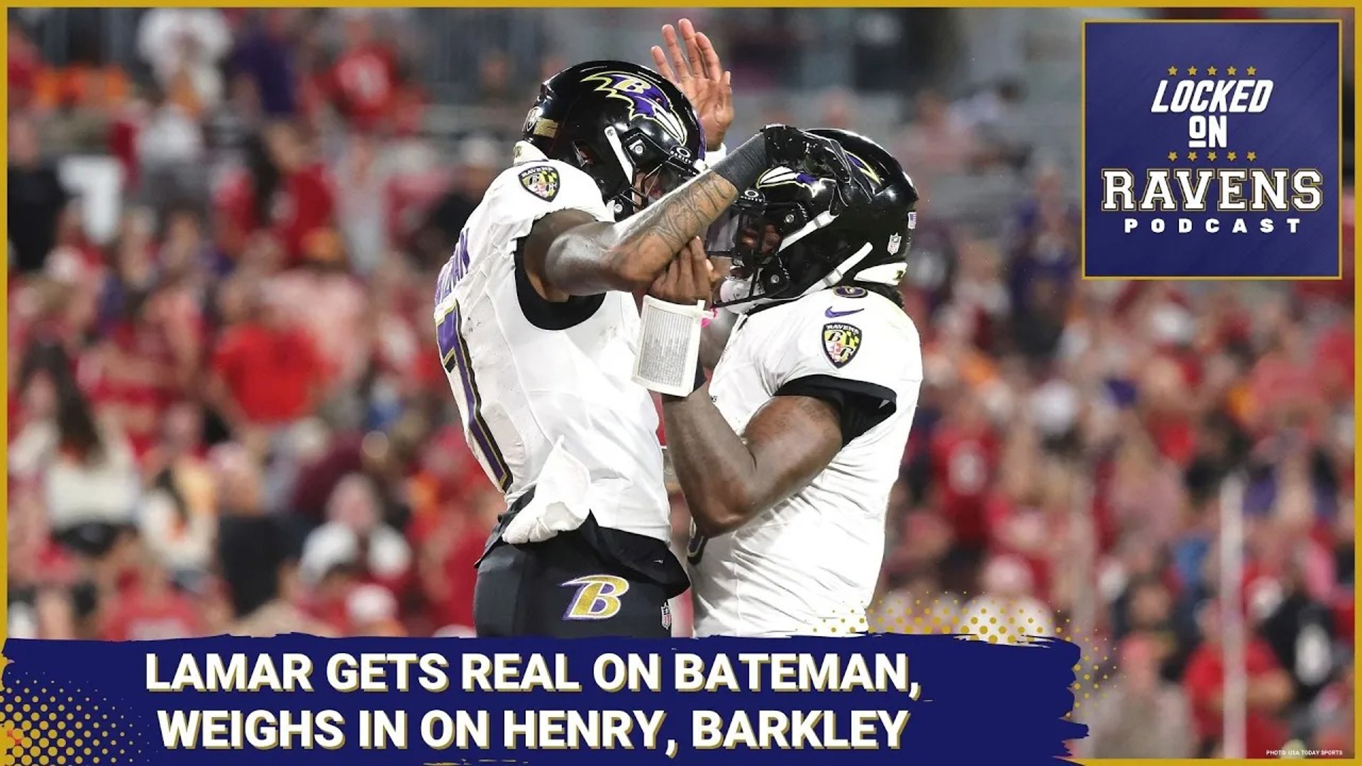 We look at Lamar Jackson getting real on Rashod Bateman and the Baltimore Ravens, discussing what was said and more.