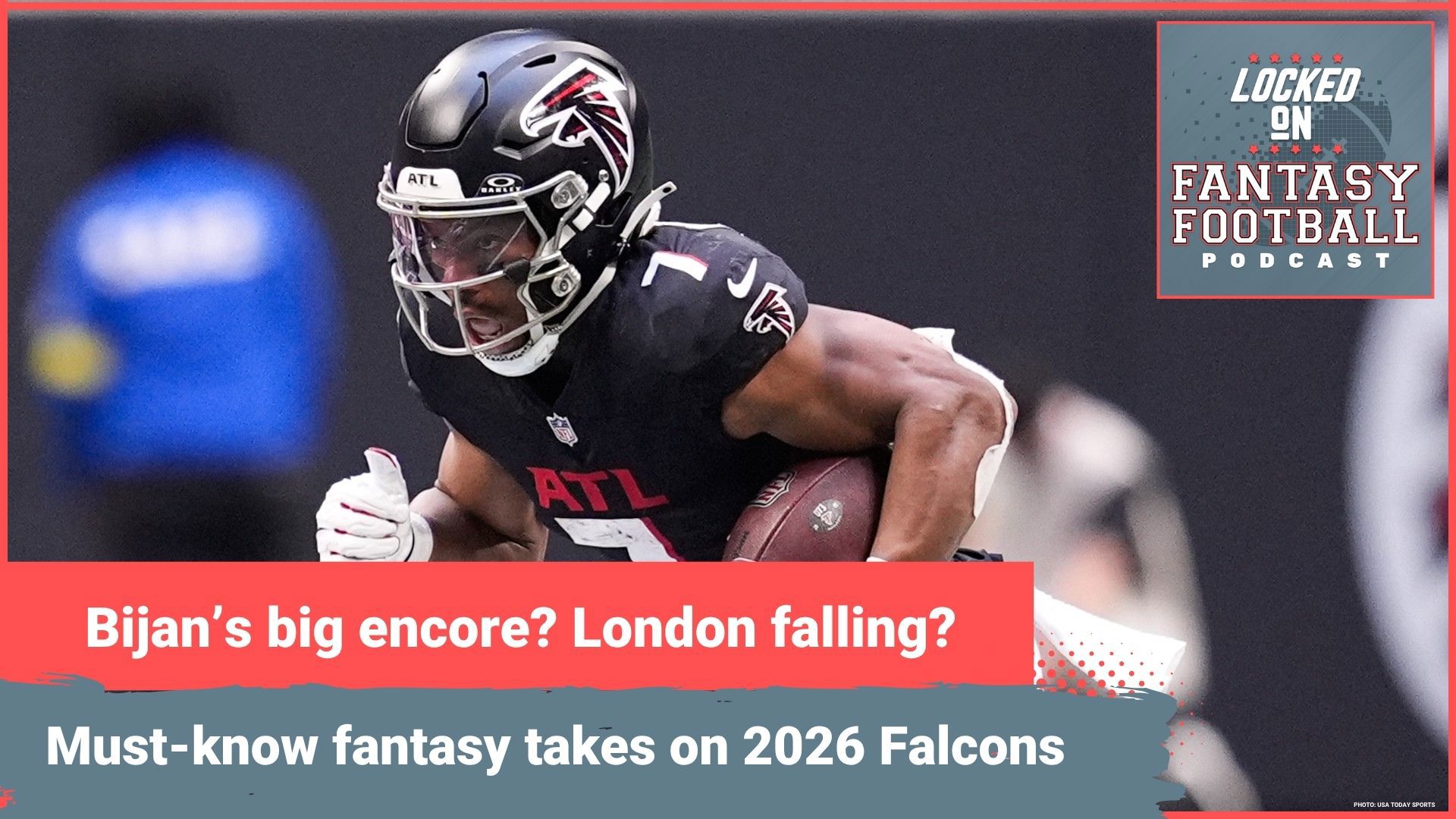 Falling Falcons Rmc14 Bijan Robinson SCORES BIGGER? Drake London FALLING in rankings? MUST ...