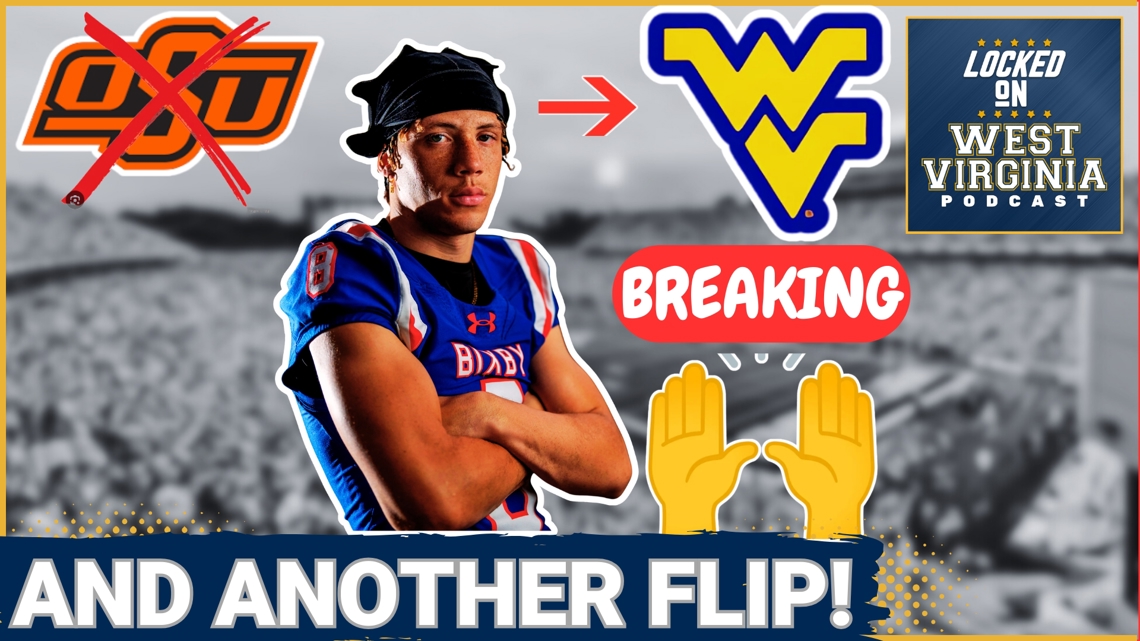 FLIPTASTIC! West Virginia FLIPS ANOTHER PLAYER! Thanks Oklahoma State!