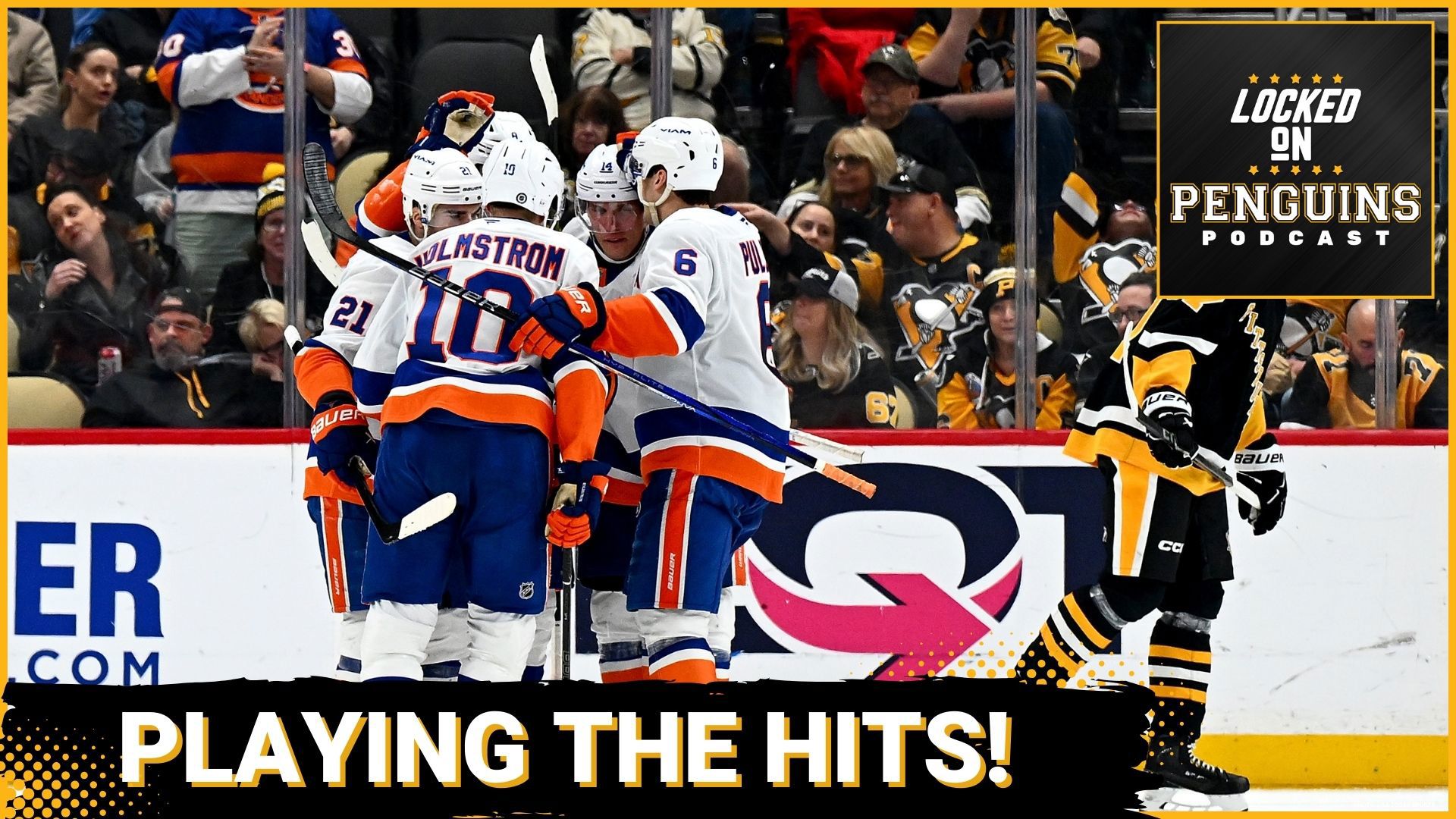 The Pittsburgh Penguins played all of their classic hits against the New York Islanders on Tuesday, watching another third-period lead against them slip away.