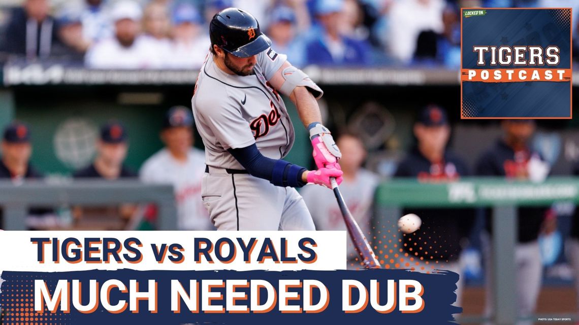 TIGERS POSTCAST: MUCH NEEDED WIN! Detroit Tigers BEAT Kansas City Royals, Gage Workman Goes Yard