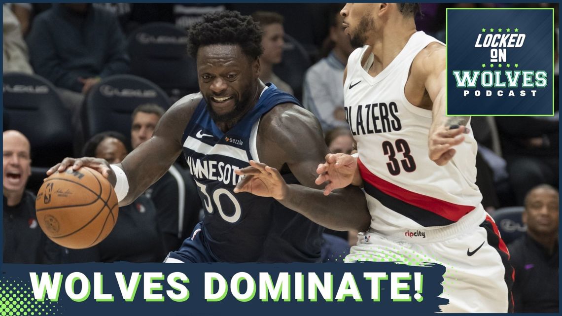 Jaden McDaniels, Julius Randle Lead Minnesota Timberwolves' DOMINANT WIN Over the Portland Trail Blazers