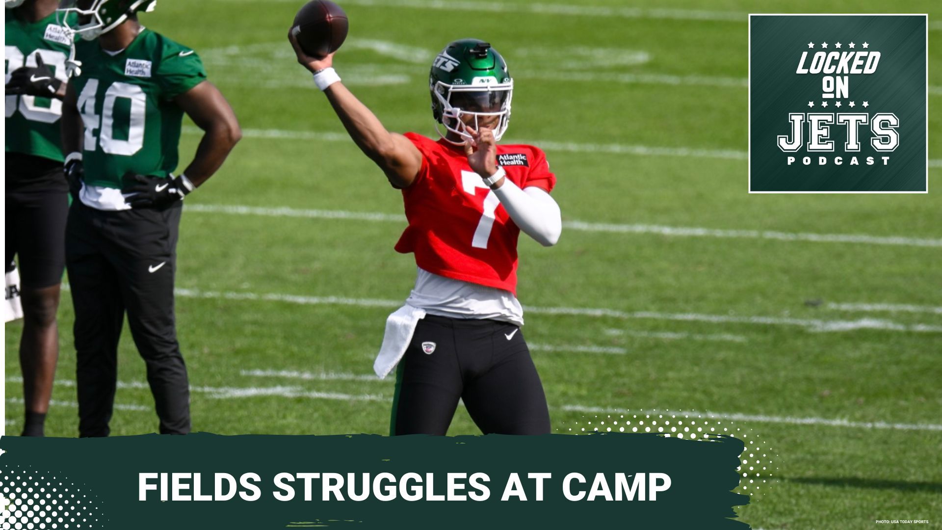 Justin Fields faces early struggles at Jets training camp. Is the quarterback's performance cause for concern or just part of the learning process?