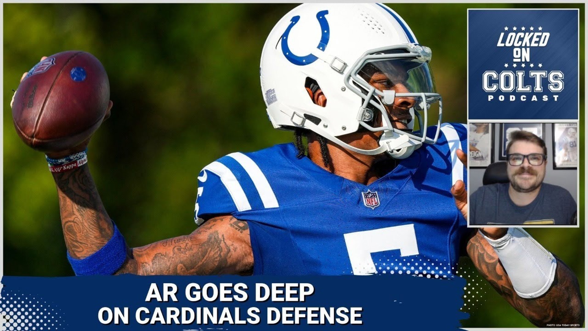 Indianapolis Colts QB Anthony Richardson was explosive through the air on Wednesday night in the team's first joint practice against the Arizona Cardinals.