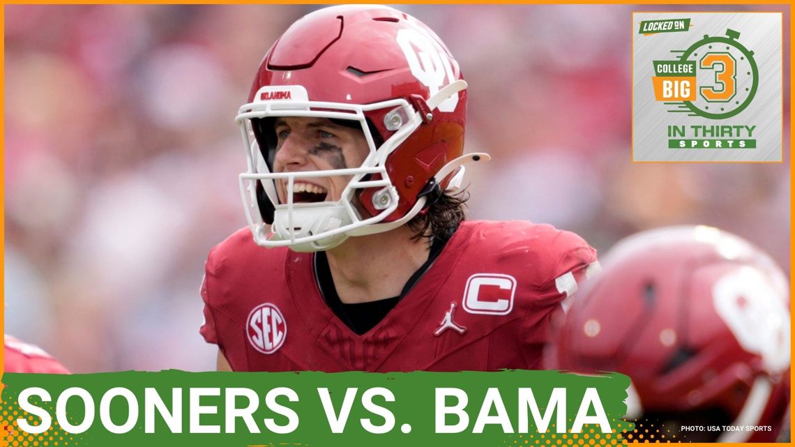 Alabama And Oklahoma Kick Off COLLEGE FOOTBALL PLAYOFF Friday Night | The Big 3 in 30 College