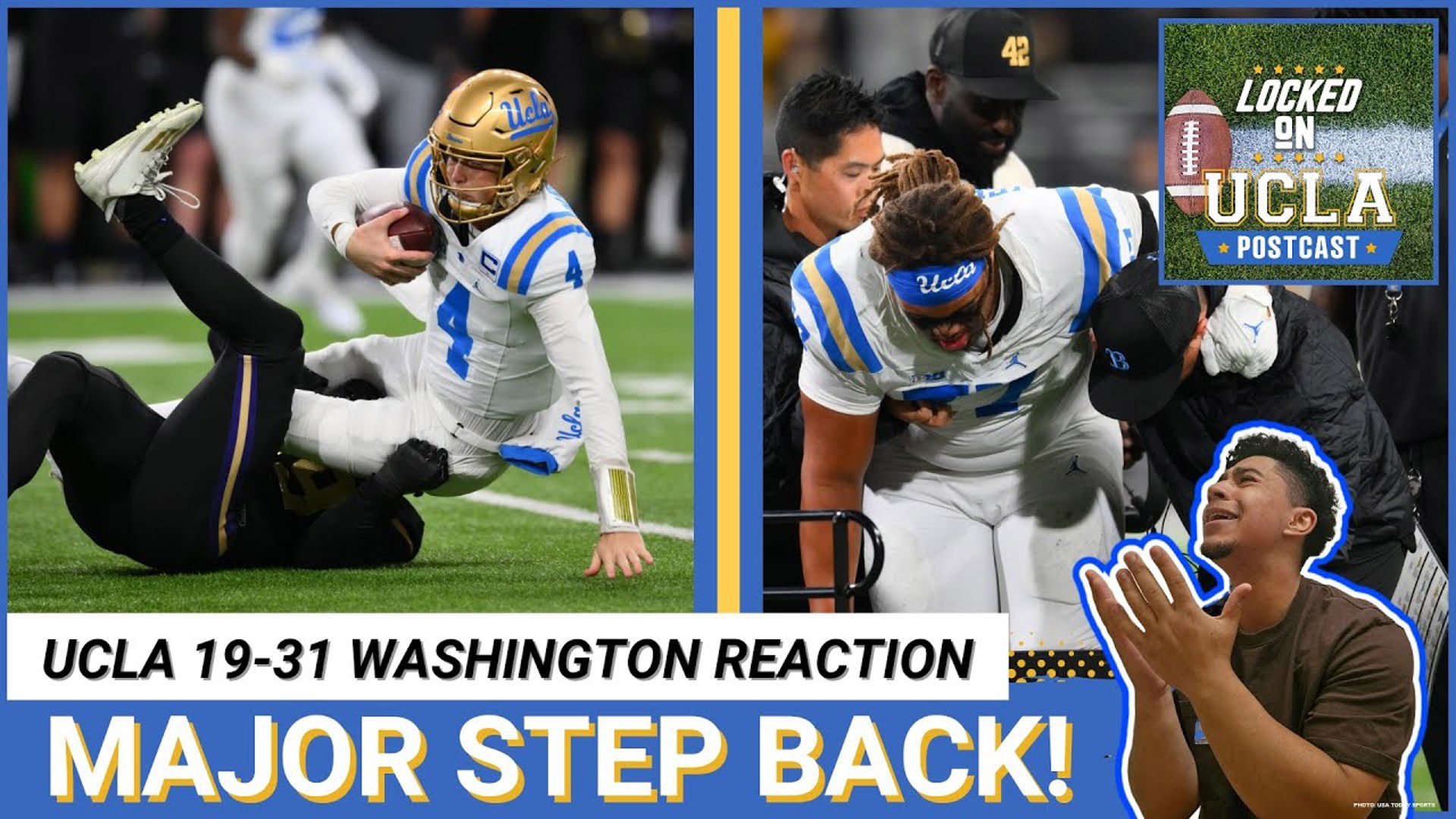 UCLA's 3-game winning streak ended in a BIG WAY in Seattle, as the Washington Huskies turned a tight first-half contest into a late-game knockout in a 31-19 defeat.