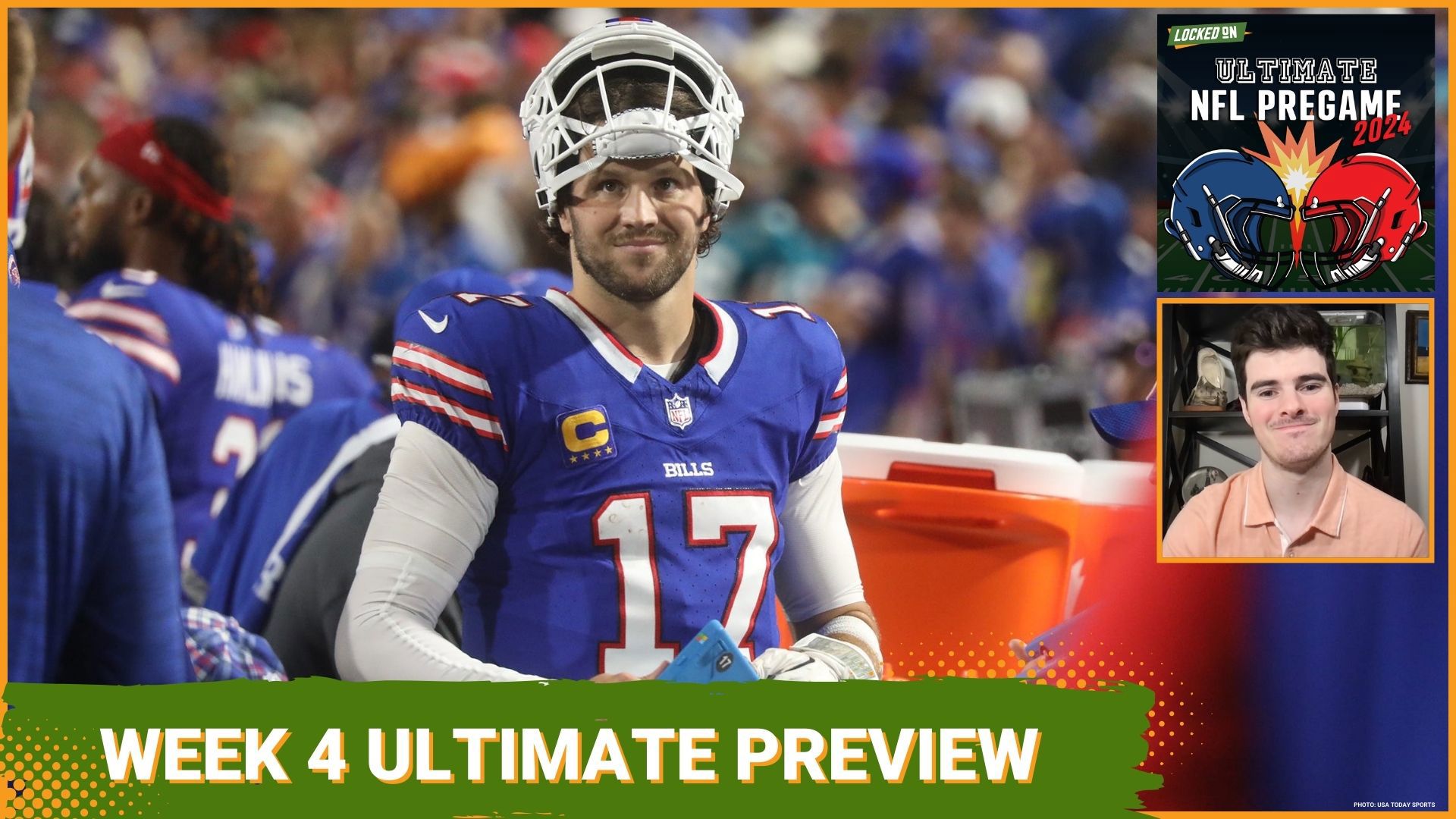 We look at Josh Allen and the Buffalo Bills looking to continue their perfect start to the season against Lamar Jackson and the Baltimore Ravens