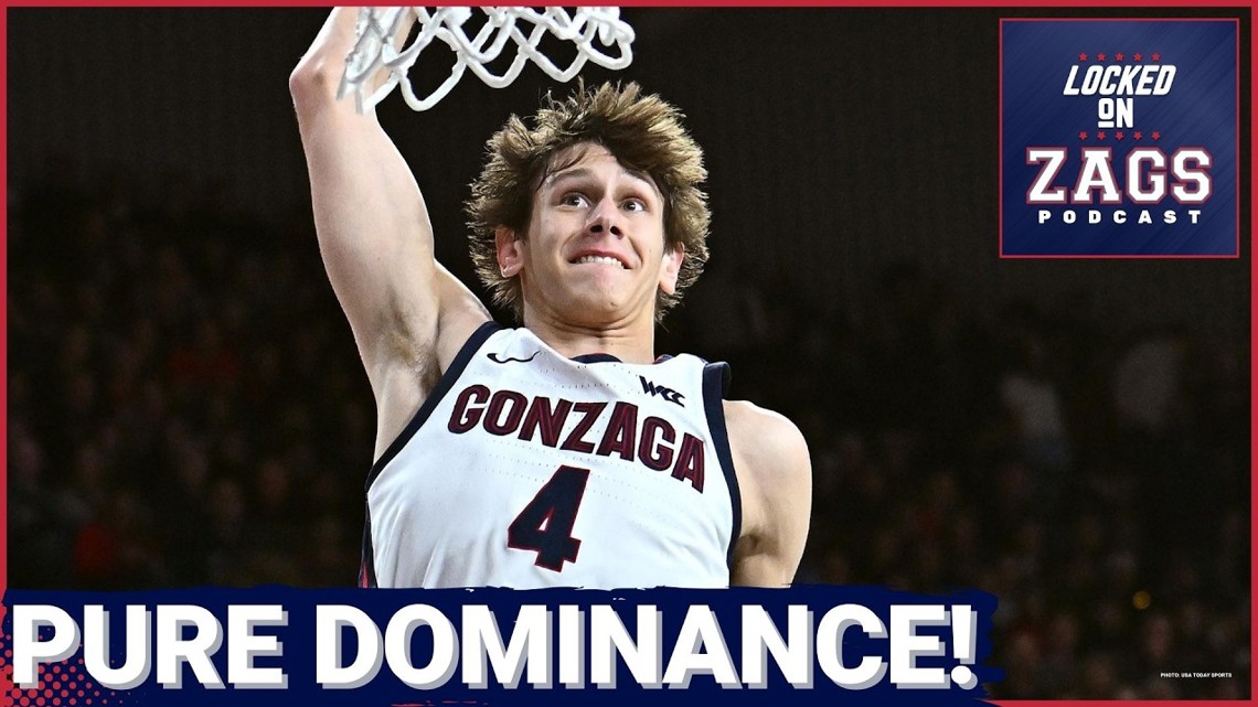 DOMINANCE: Gonzaga CRUSHES Washington State as Graham Ike and Davis Fogle deliver statement win!