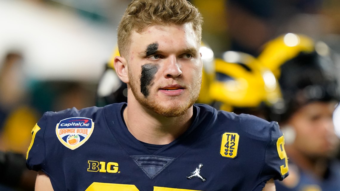 Michigan's David Ojabo ruptured Achilles tendon during NFL pro day