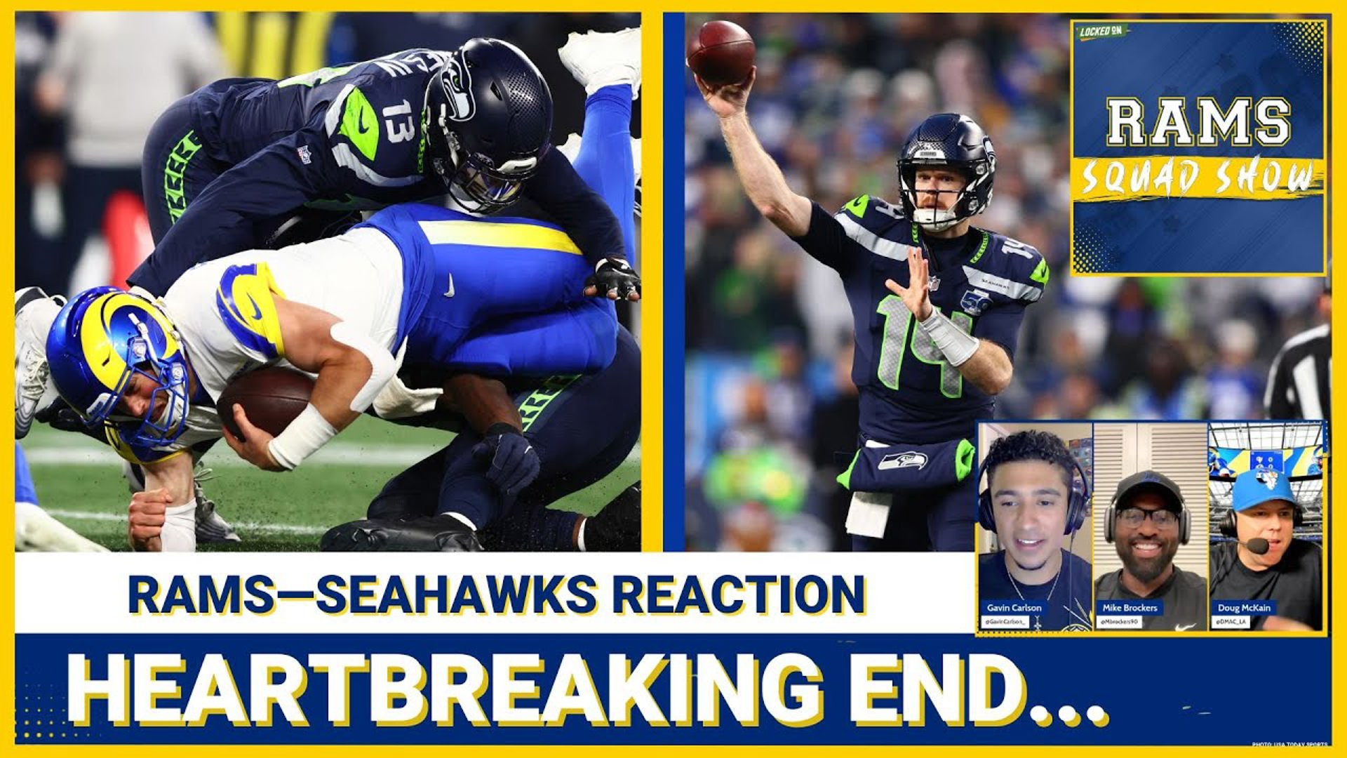 RAMS SQUAD SHOW: Stafford's comeback FALLS SHORT, Darnold & Seahawks ...