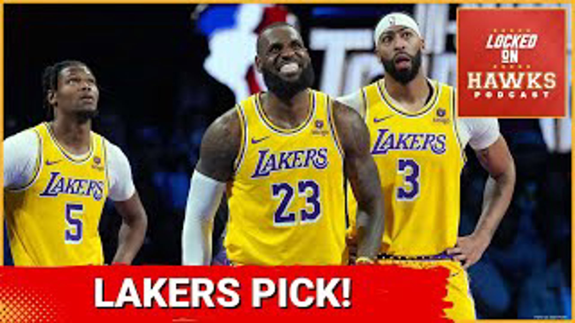 The show focuses on the 2025 NBA Draft pick owed to the Atlanta Hawks from the Los Angeles Lakers, including what to expect from the Lakers.