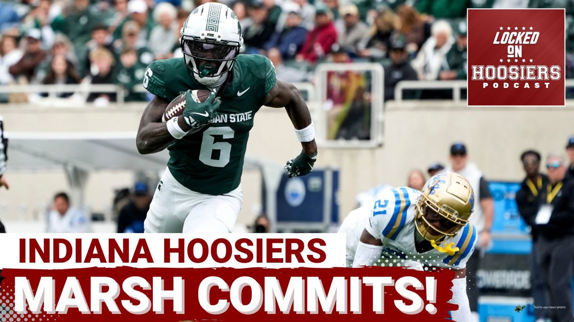 BREAKING: Indiana lands HUGE commit from Nick Marsh, Michigan State Transfer WR SUPERSTAR