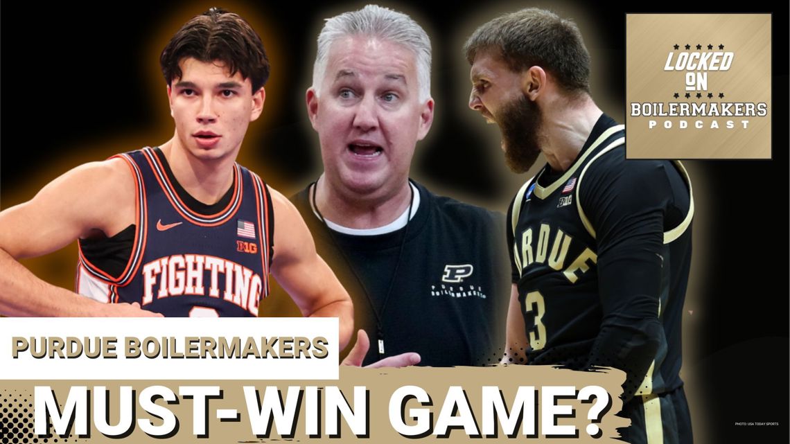 PREVIEW: #4 Purdue vs #11 Illinois PREDICTIONS—Is This a Must-Win Game?