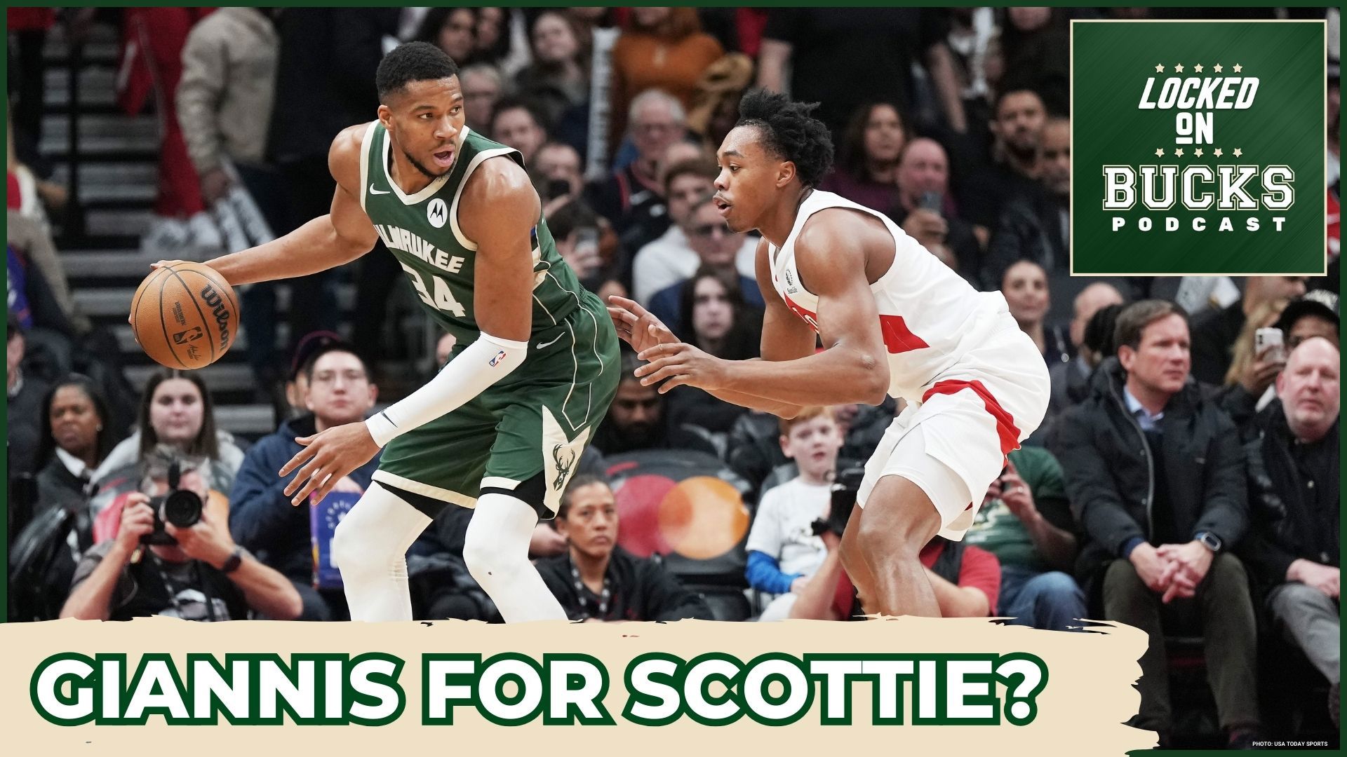 Discuss Giannis trade rumors, potential destinations, and trade packages. Bucks' future, Raptors' chances, and impact of draft lottery explored in crossover episode.