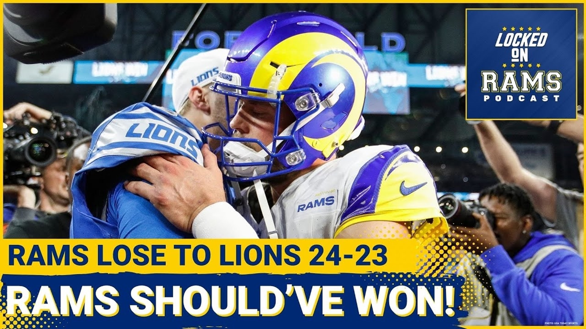 The Los Angeles Rams fought valiantly, but ultimately, their season ended in a 24-23 Wild Card round loss to the Detroit Lions.