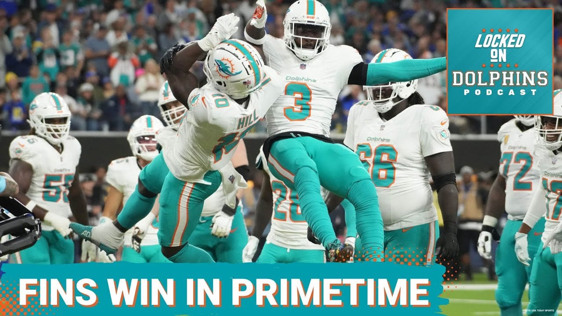 The Miami Dolphins defense dominated as they held the Rams to field goals, showcasing a stellar performance with 7 tackles for loss and 4 sacks.