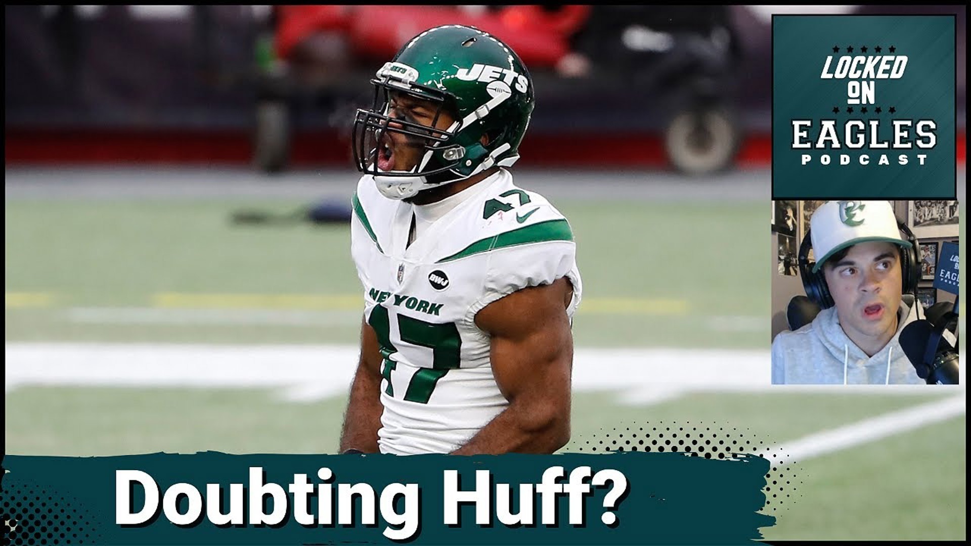 Do the Philadelphia Eagles believe Bryce Huff can become a full-time player and replace Haason Reddick?