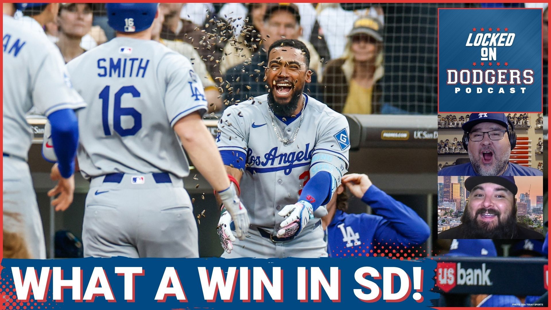 Dodgers beat Padres: Ohtani, Freeman shine. May struggles, but bullpen dominates. Hosts analyze offensive explosion and pitching performance. Can LA keep momentum?