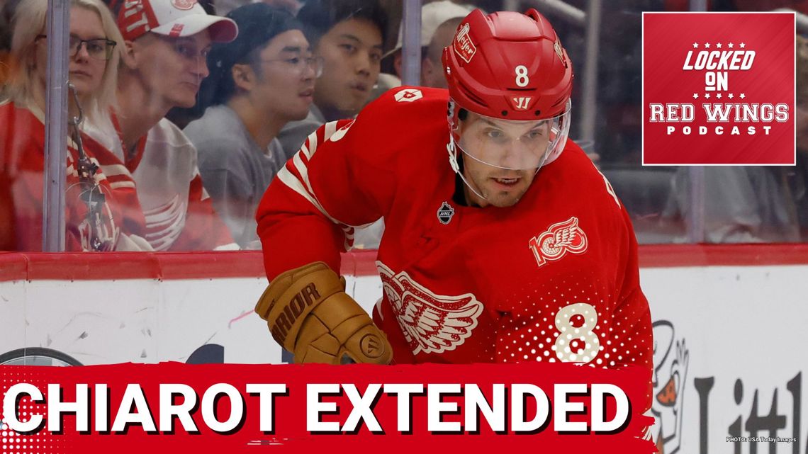 Good deal — Ben Chiarot signs a 3-year, $3.85M AAV extension with the Detroit Red Wings