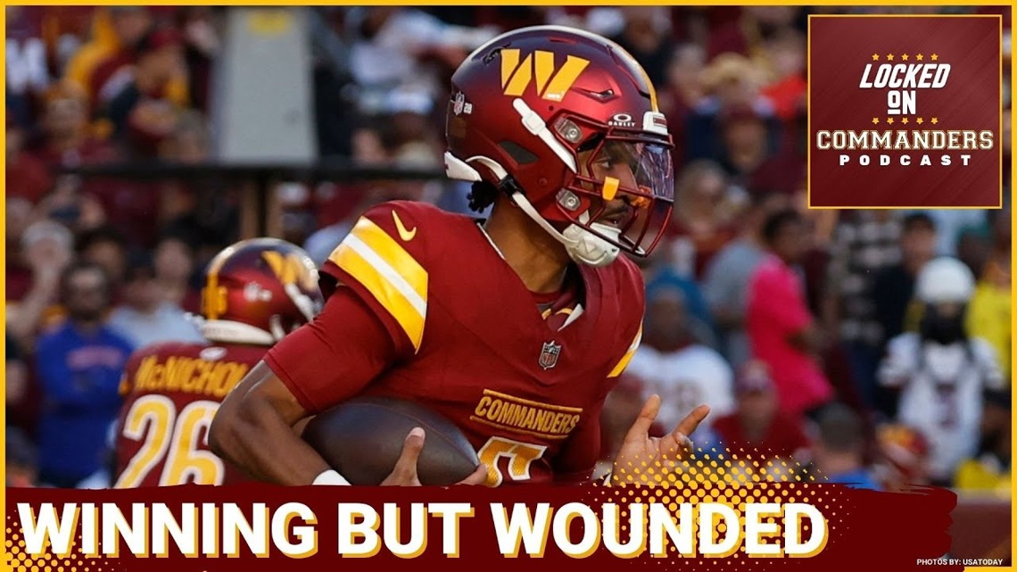 Washington Commanders Defeat Carolina Panthers 40-7 But Lose QB Jayden ...