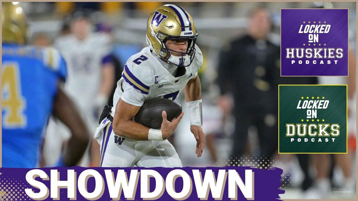 Can Washington Huskies STAR Demond Williams Jr. Win QB Battle In RIVALRY DUEL With Oregon?