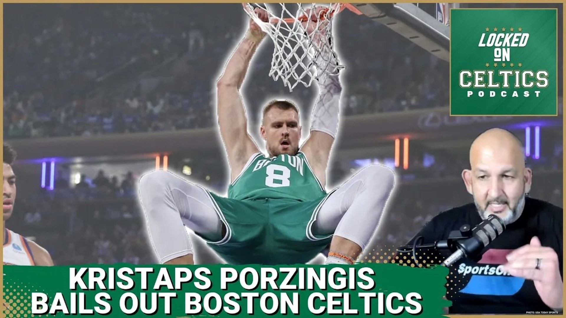 Kristaps Porzingis bails out Boston Celtics in win over New York Knicks