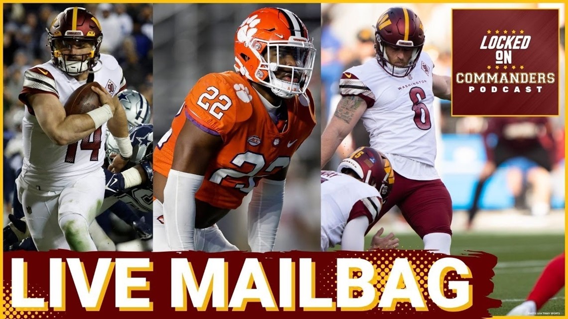 Washington Commanders: Confidence in QB Sam Howell? | Mock Draft Revision | Joey Slye Competition