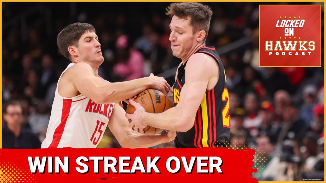 Atlanta Hawks winning streak ends with unsightly loss to Houston Rockets without Jalen Johnson
