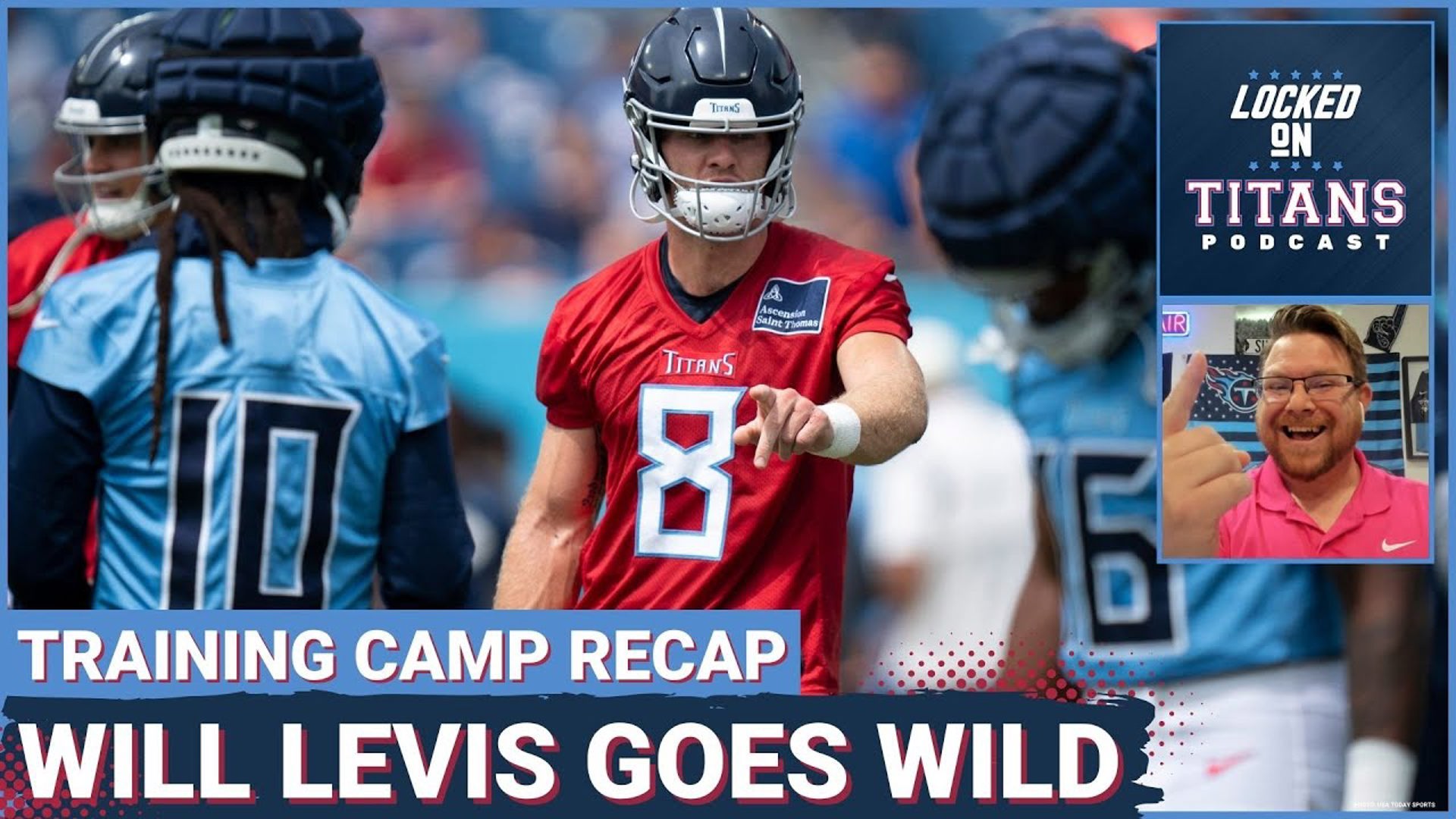 The Tennessee Titans had a much calmer day on Wednesday, but there are still plenty of highlights from practice including Will Levis