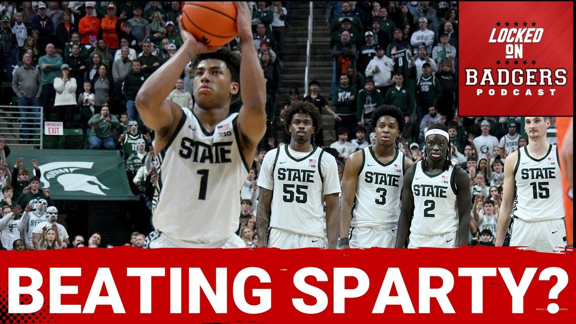 ANOTHER ONE? Can the Wisconsin Badgers KNOCK OFF Michigan State in another BIG TEN battle?