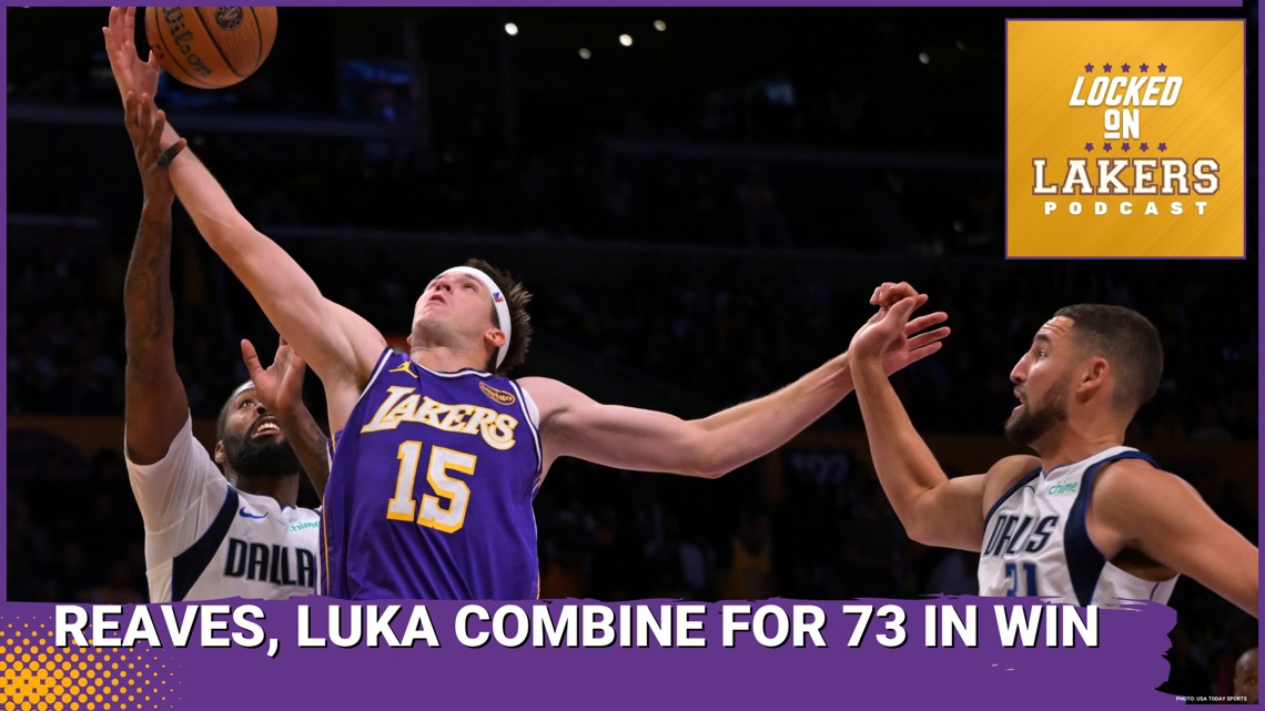 Luka Doncic, Austin Reaves COMBINE FORCES TO TORCH MAVS in Los Angeles Lakers Win!