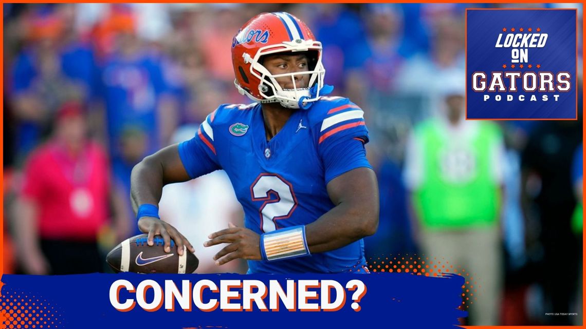 STRUGGLE: DJ Lagway Holds Florida Gators Back Against Georgia Bulldogs