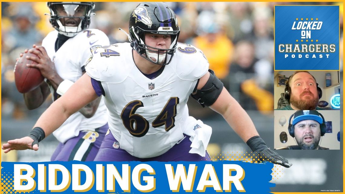BANK-BREAKER: Tyler Linderbaum REJECTS Ravens Market Setting Off as Chargers Prepare for Bidding War