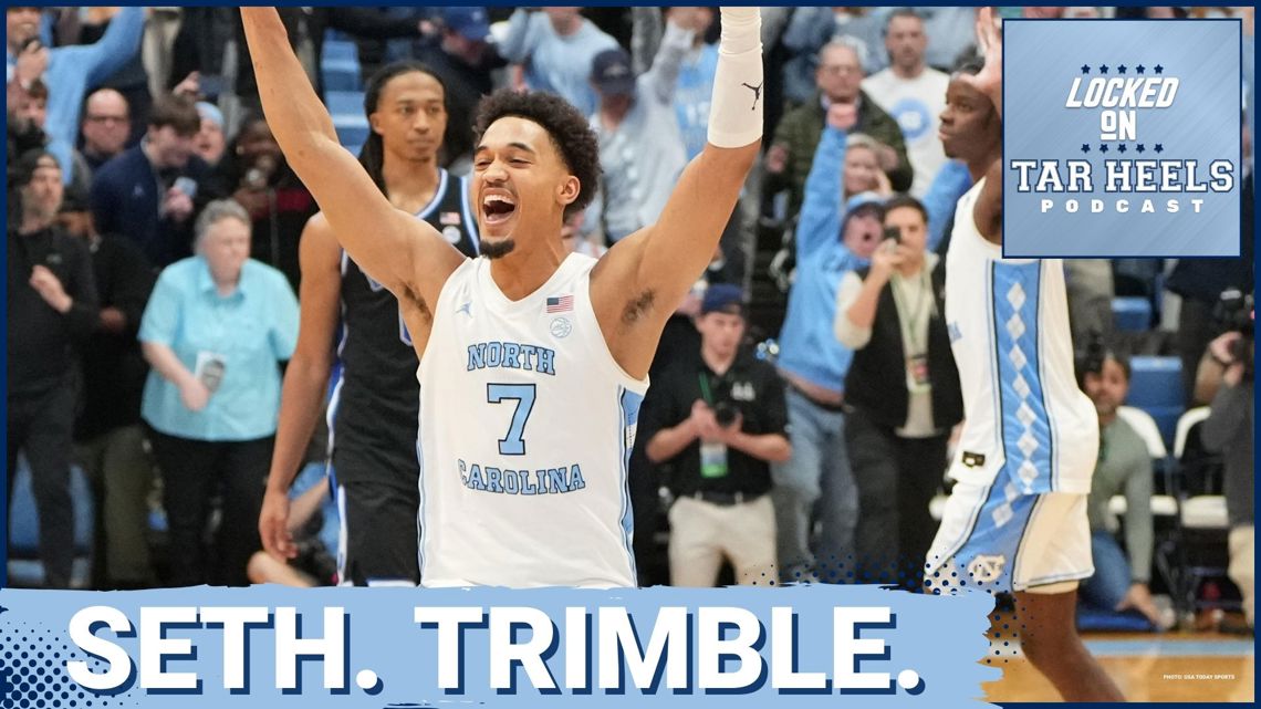 REACTION: Seth Trimble's GAME-WINNING 3 Propels North Carolina Tar Heels Past Duke Blue Devils