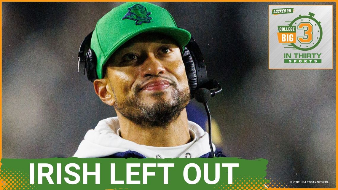 Alabama And Miami IN PLAYOFF As Committee Leaves Notre Dame Out Of Field | The Big 3 in 30 College