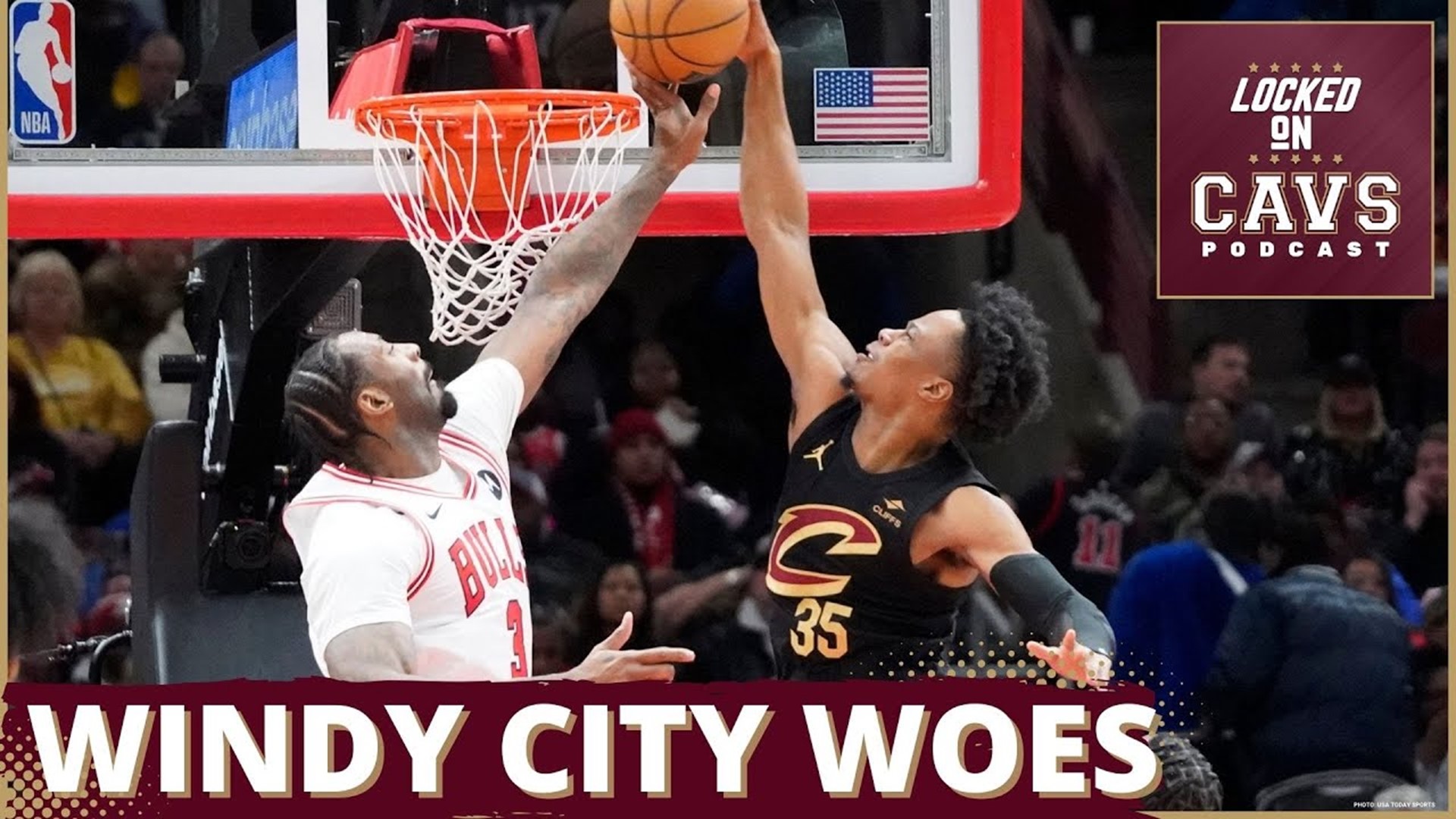 the Cavs’ double overtime loss to the Bulls, why rebounding cost the team a win, Evan Mobley’s positive night,