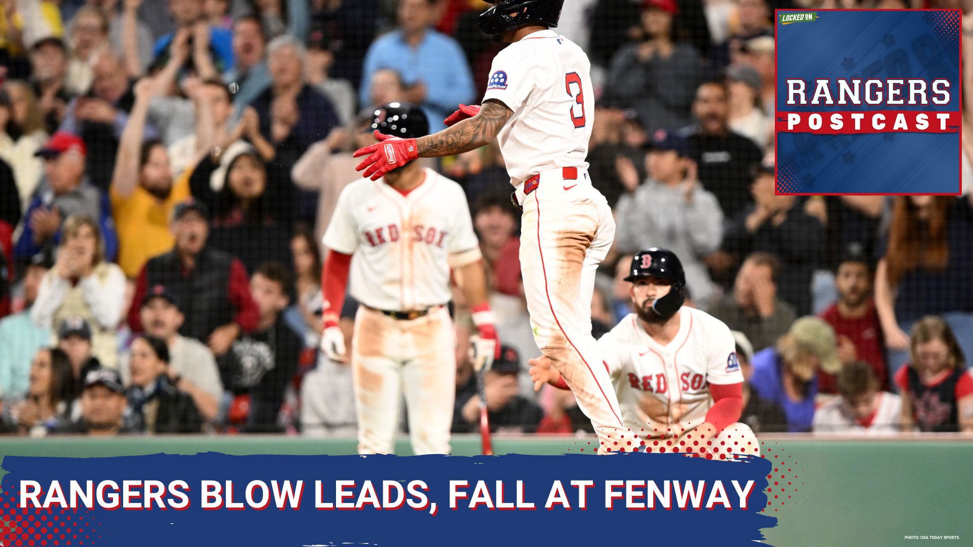 The Rangers dropped the middle game of their 3-game series at Fenway Park against the Red Sox 6-4. Adolis Garcia & Josh Jung hit HR's for Texas.