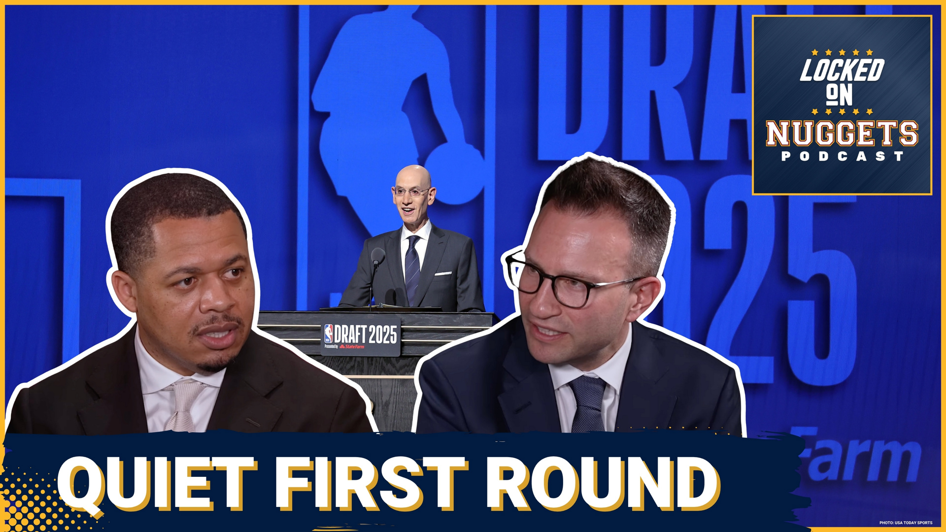Matt Moore and Ryan Blackburn broke down why the Denver Nuggets had a quiet first round of the draft and other moves made around the NBA.