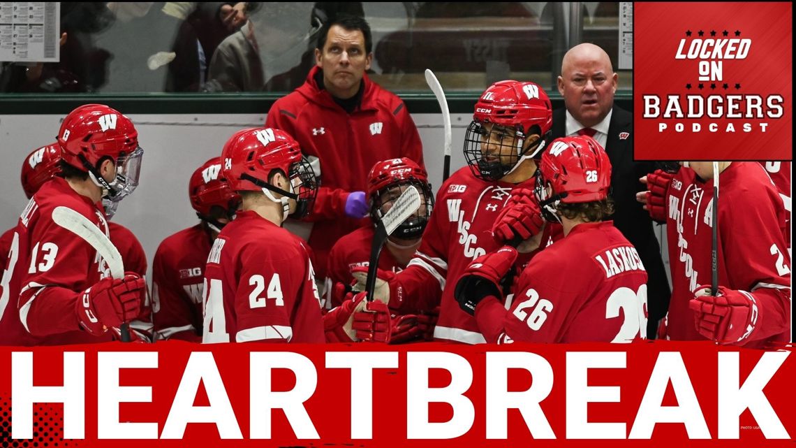 HEARTBREAK: Wisconsin Badgers MEN'S HOCKEY falls JUST SHORT in the Championship game!