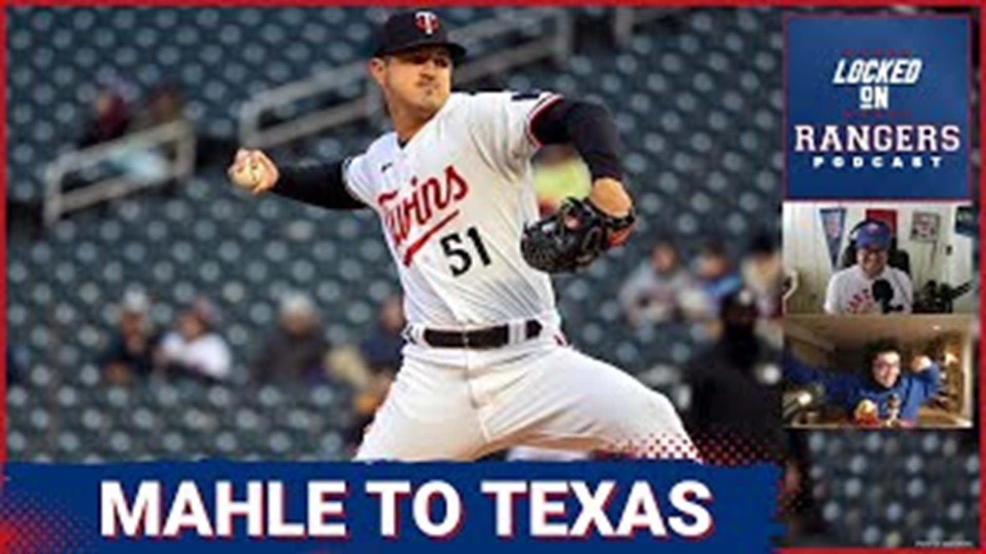 The Texas Rangers signed former Twins starter Tyler Mahle to a 2-year contract to provide depth in the pitching rotation. Mahle is coming off of Tommy-John surgery.