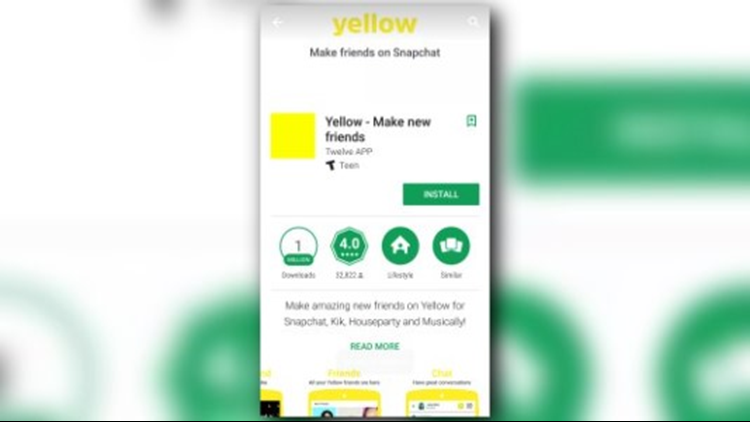 What is the Yellow App? Make Friends on Snapchat