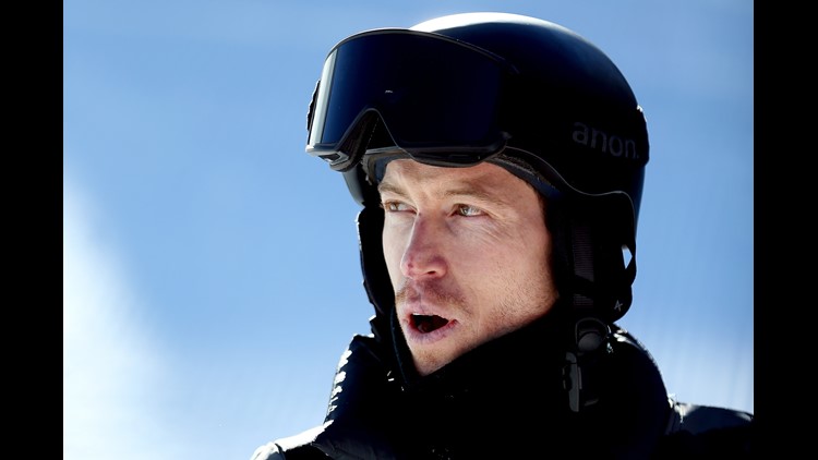 Shaun White crashed into the wall during halfpipe practice