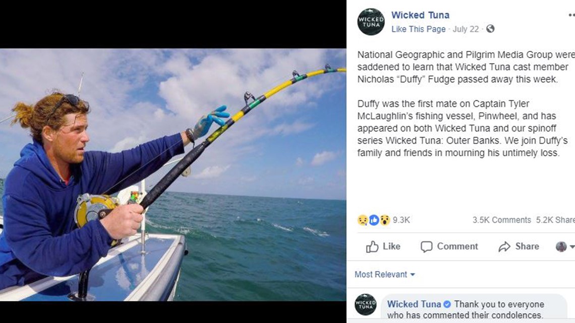 What Happened To Duffy From The Pinwheel On Wicked Tuna Nicholas 'Duffy' Fudge of 'Wicked Tuna' TV show dies at 28 | 13newsnow.com