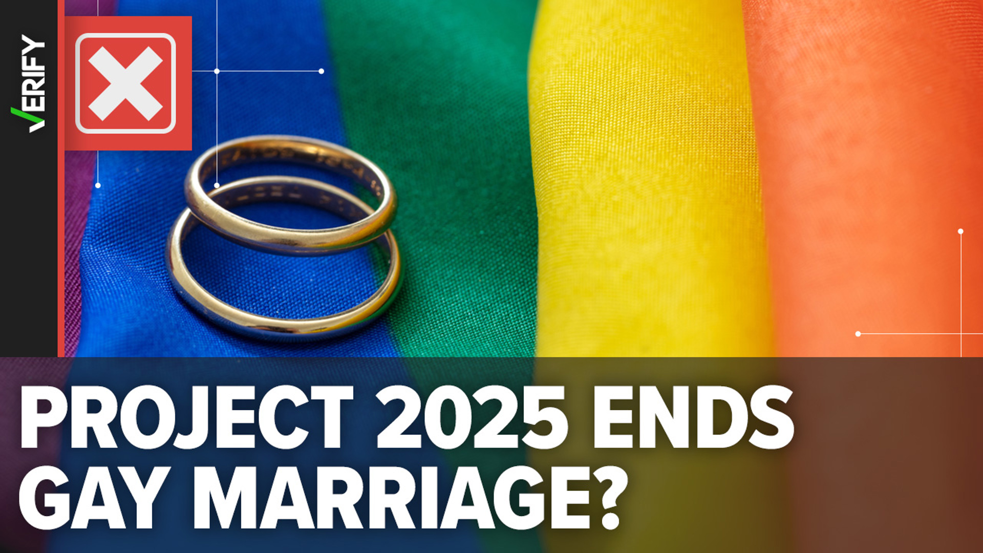 Nothing in Project 2025 proposes banning gay marriage, but it does have several policy proposals that are anti-LGBTQ+.