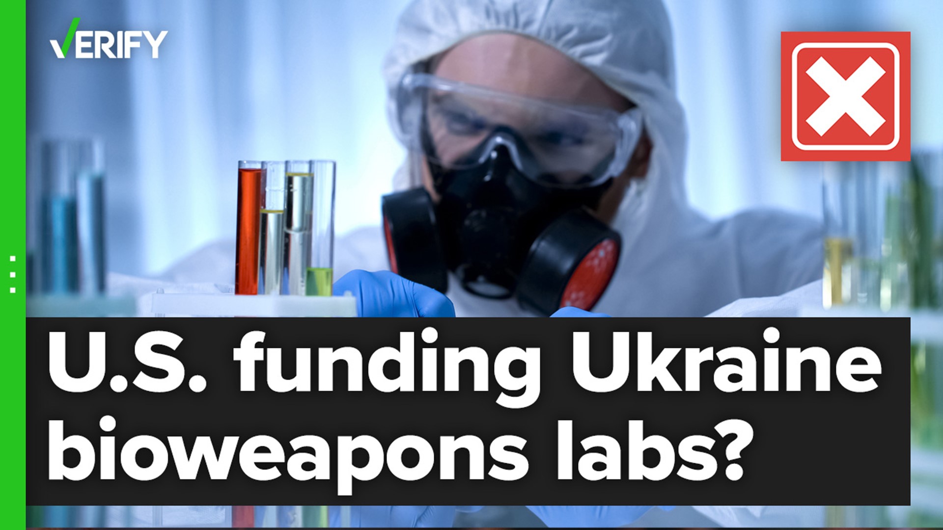 A treaty bars the U.S. from funding biological weapons labs anywhere and there’s no evidence these kinds of labs exist at all in Ukraine.