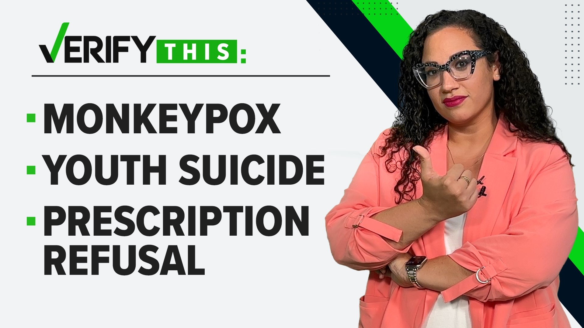 Finding answers to your questions including if monkeypox is a pandemic and if pharmacists can refuse to fill a prescription. Plus a look at the rise in youth suicide