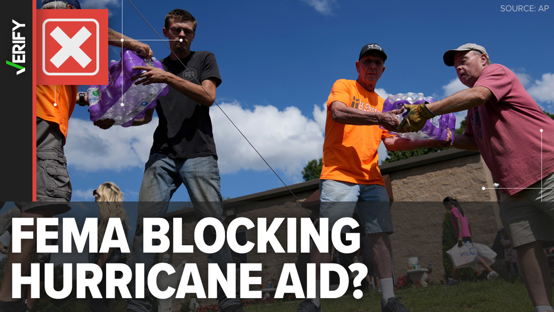 Viral posts claiming FEMA and the federal government are taking donations and seizing supplies meant for those affected by Hurricane Helene are unfounded.